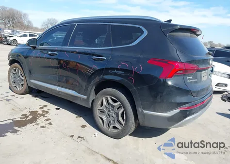 2021 Hyundai Santa Fe Calligraphy z USA, uszkodzony, nr VIN 5NMS5DALXMH329837